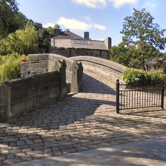 The Old Bridge Over The Hebden Water