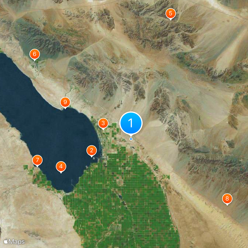 Salvation Mountain Map