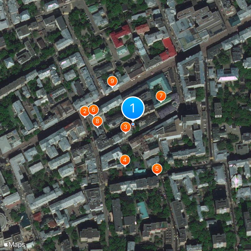 Maison Melnikov Carte