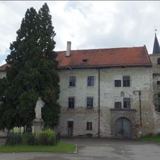 Zeravy před zámkem