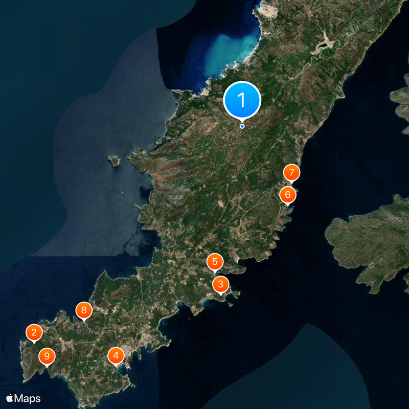 Alonnisos Map