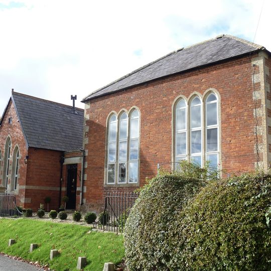 Keevil Methodist Chapel With Schoolroom And Railings