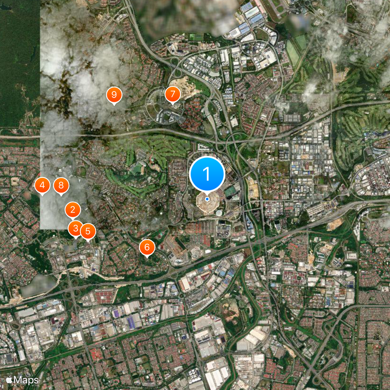 Shah Alam Stadium Map