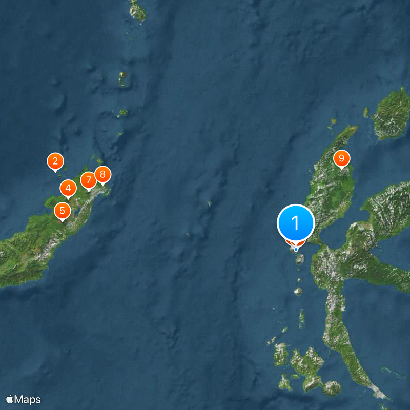 Molucas Septentrional Mapa