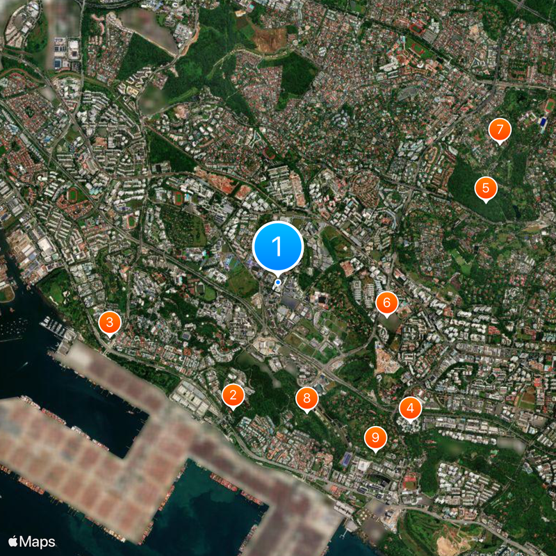 Agency for Science, Technology and Research Map