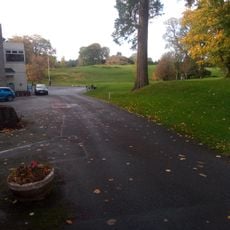 Carnwath Golf Course,motte