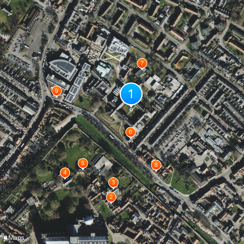 York St John University Map