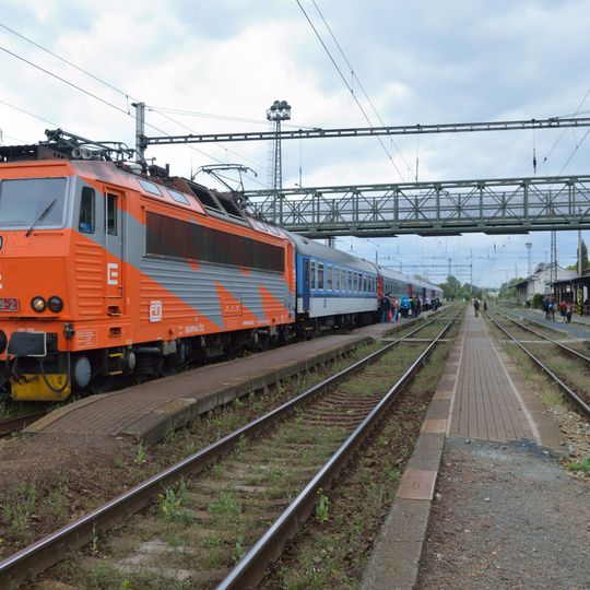 Footbridge over Čáslav train station