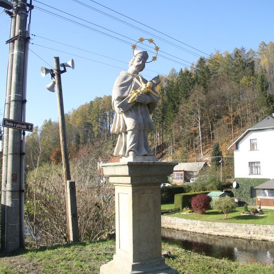 Socha svatého Jana Nepomuckého v Nekoři