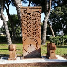 Fontana in arenaria rossa