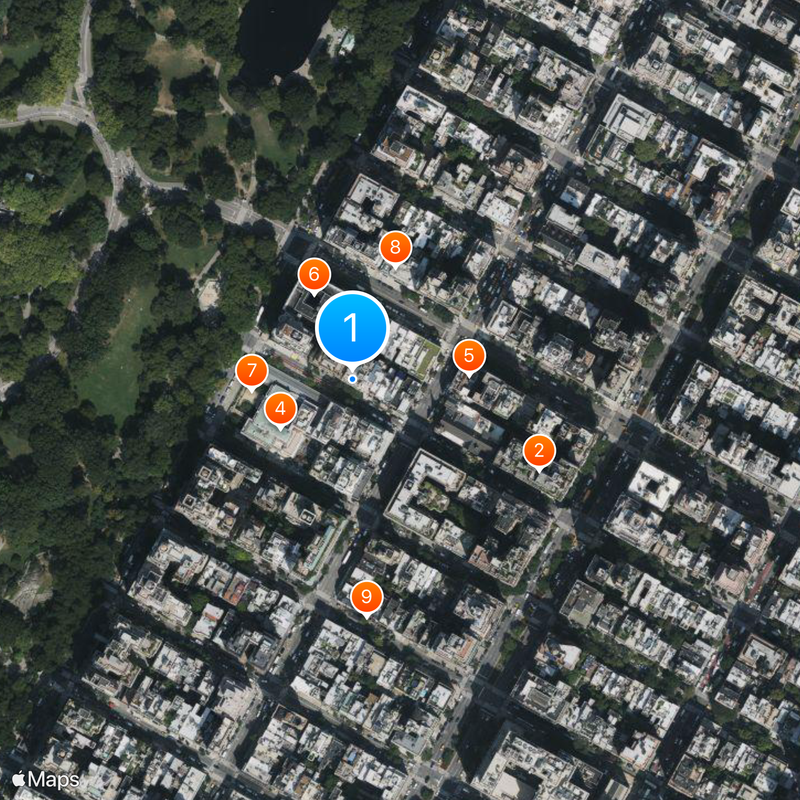 Herbert N. Straus House Karte