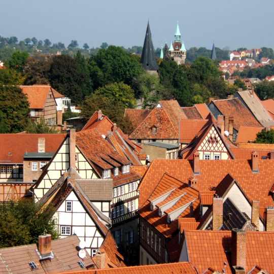 Old and new towns of Quedlinburg