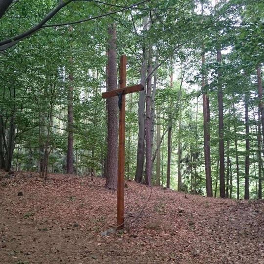 Kříž západně od Buchova u vrchu Ořešnice