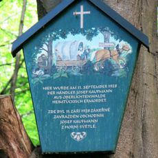 Kaufmannův obrázek u silnice z Nové Huti do Horní Světlé