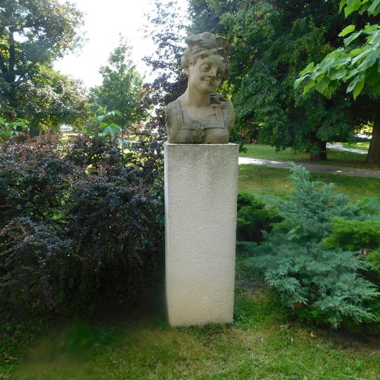 Bust in the Jesuit Garden
