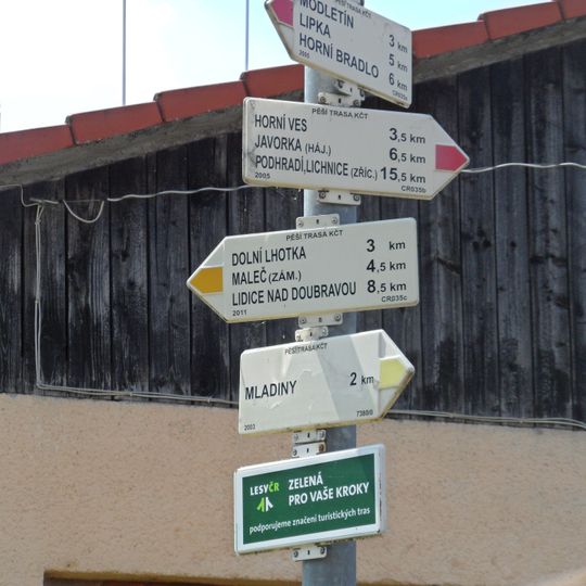 Rozcestník Klokočov