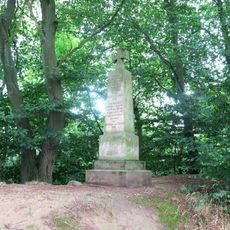 Pomník padlým 29.6.1866 v centru Prachova