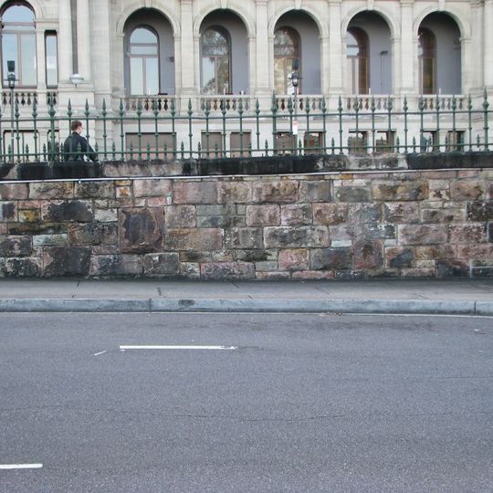 North Quay retaining wall