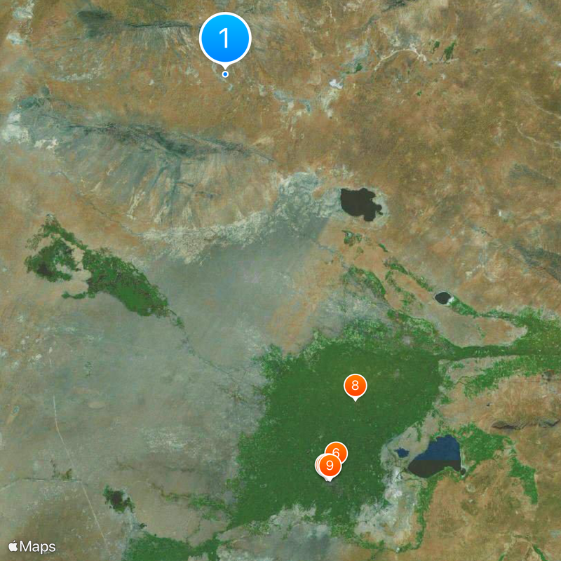 Geography of Uzbekistan Map