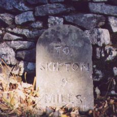 Milestone, opp. entrance to Long Ashes Leisure Centre