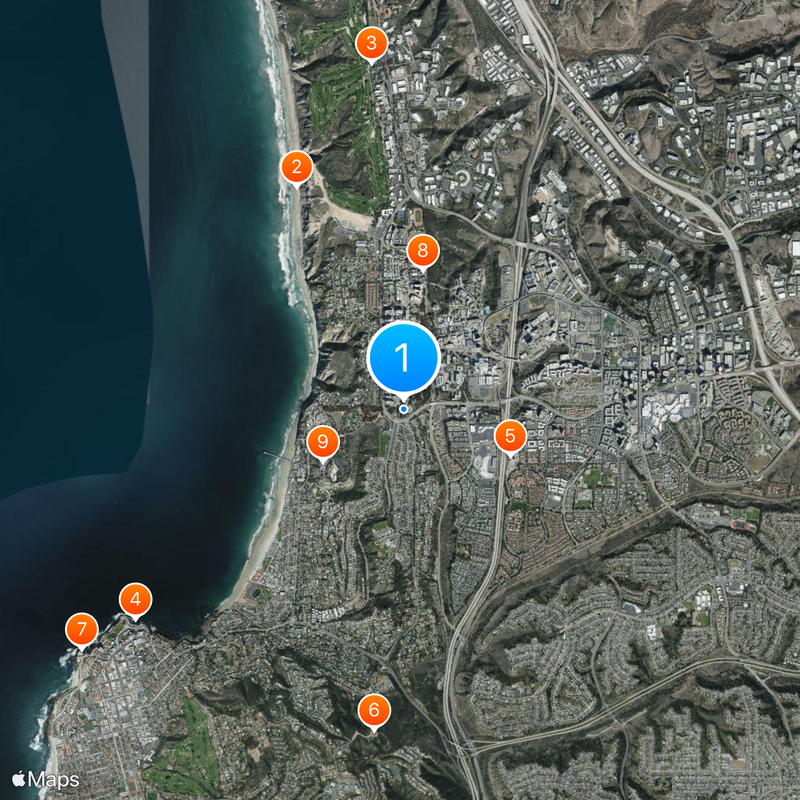 La Jolla Playhouse Map
