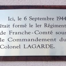 Commemorative plaque