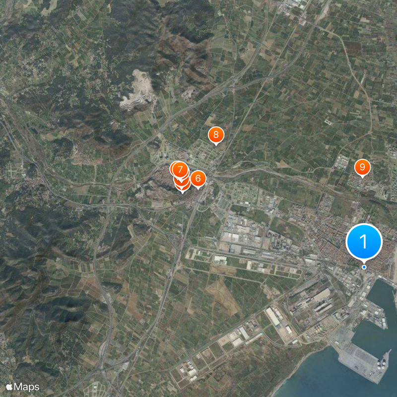 Puerto de Sagunto Mapa