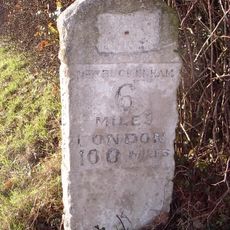 Milestone, 25yds S of Tye's Farm
