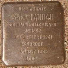 Stolperstein dedicated to Sara Landau