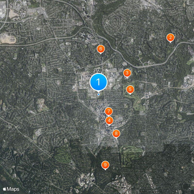 National Library of Medicine Kaart