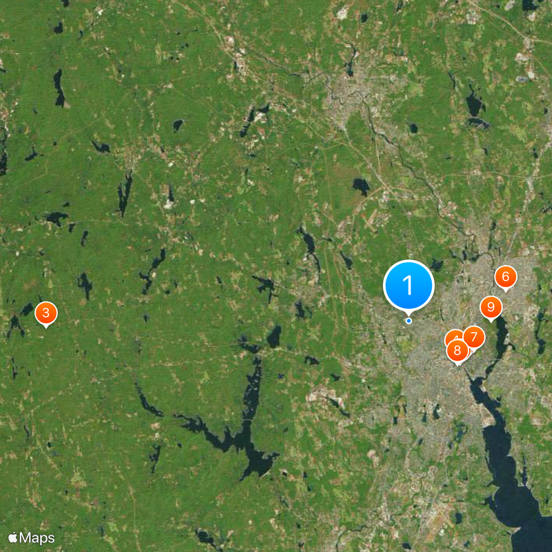 Condado de Providence Mapa