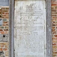 Sepulture van d'heer Franciscus Jacobus de Nys