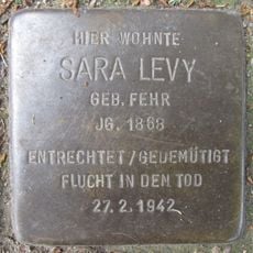 Stolperstein en memoria de Sara Levy