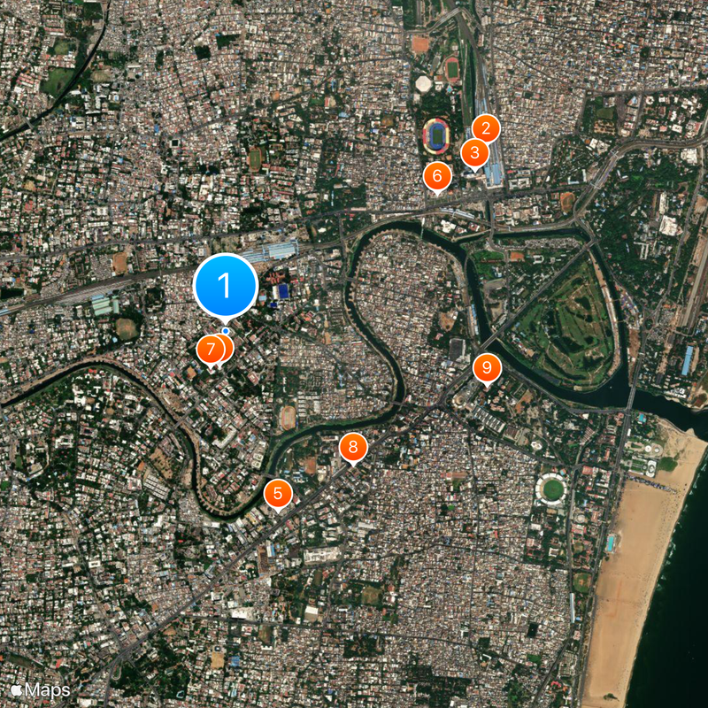 Egmore Map