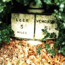 Milepost, W of Endon village