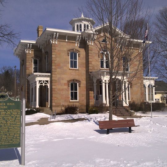 Frederick Hall House Historical Marker