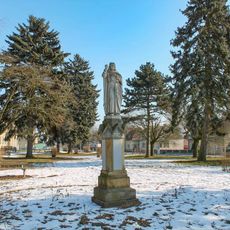 Socha Krista Výtězného v Lošticích na Moravičanské ulici