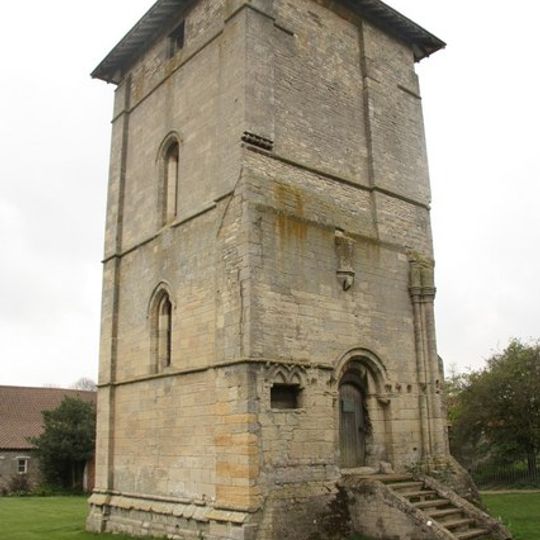 Church Tower To The North Of Temple Farmhouse