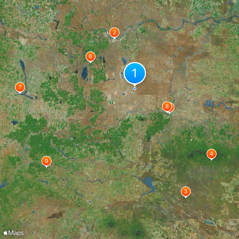 CFB Suffield Map