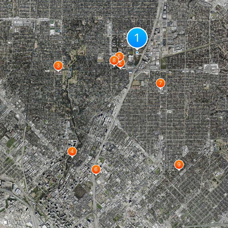 George W. Bush Presidential Center Mappa