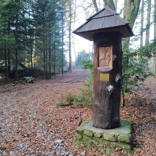 Kaplička svatého Huberta u Kamenné hájenky v Panském lese