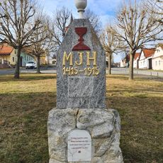 Gedenkstein an die Verbrennung von Jan Hus