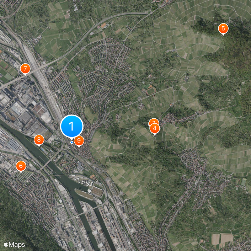 Untertürkheim Kaart