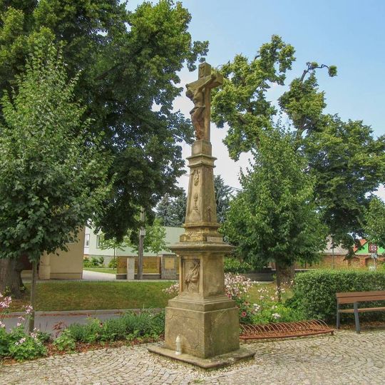 Kříž v Olšanech z r. 1850