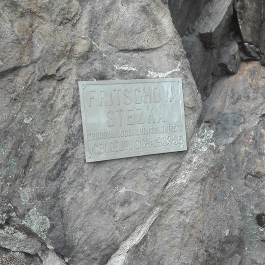 Pamětní deska Fritschovy stezky