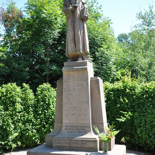 Statue of Comenius in Kunvald