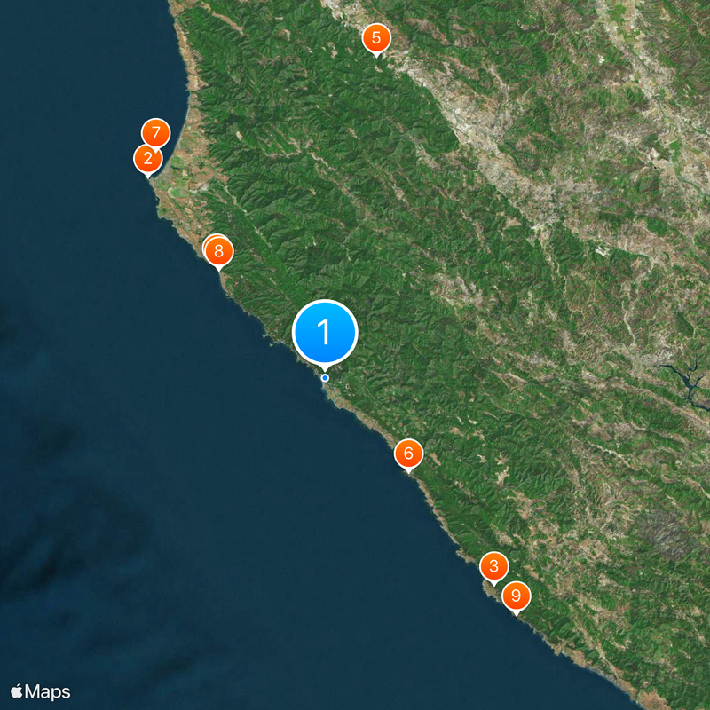 Gualala Map
