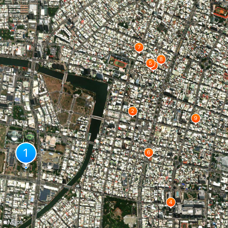 Tainan City Council Map
