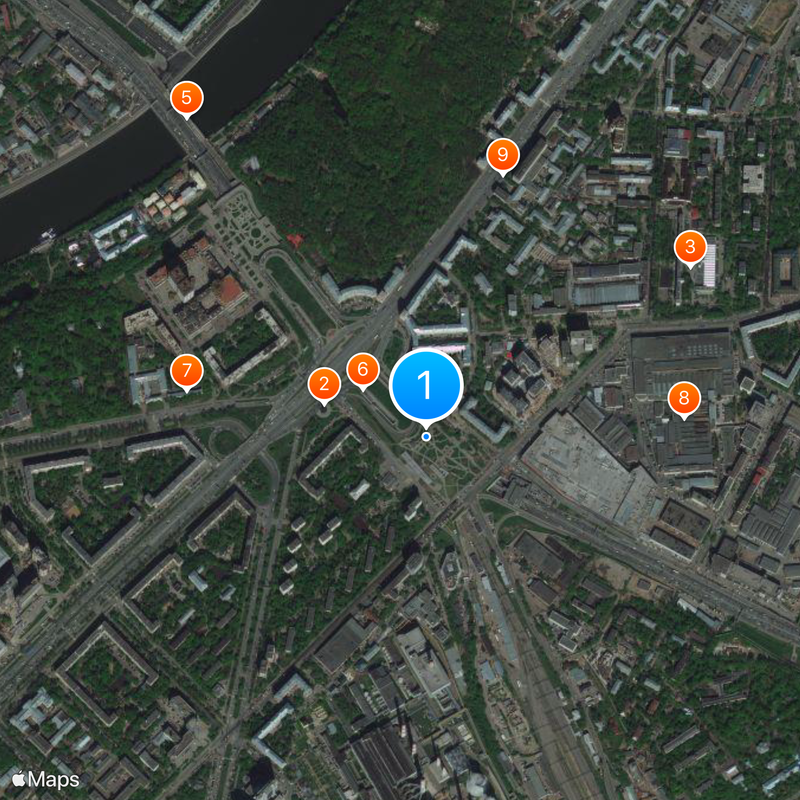 Leninsky Prospekt Map