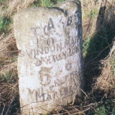 Milestone Near Parish South Boundary